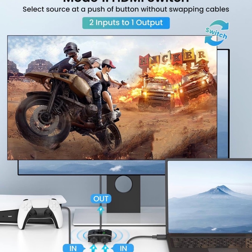 Techole Bi-Direction Switch HDMI adapter. - Picture 3 of 3